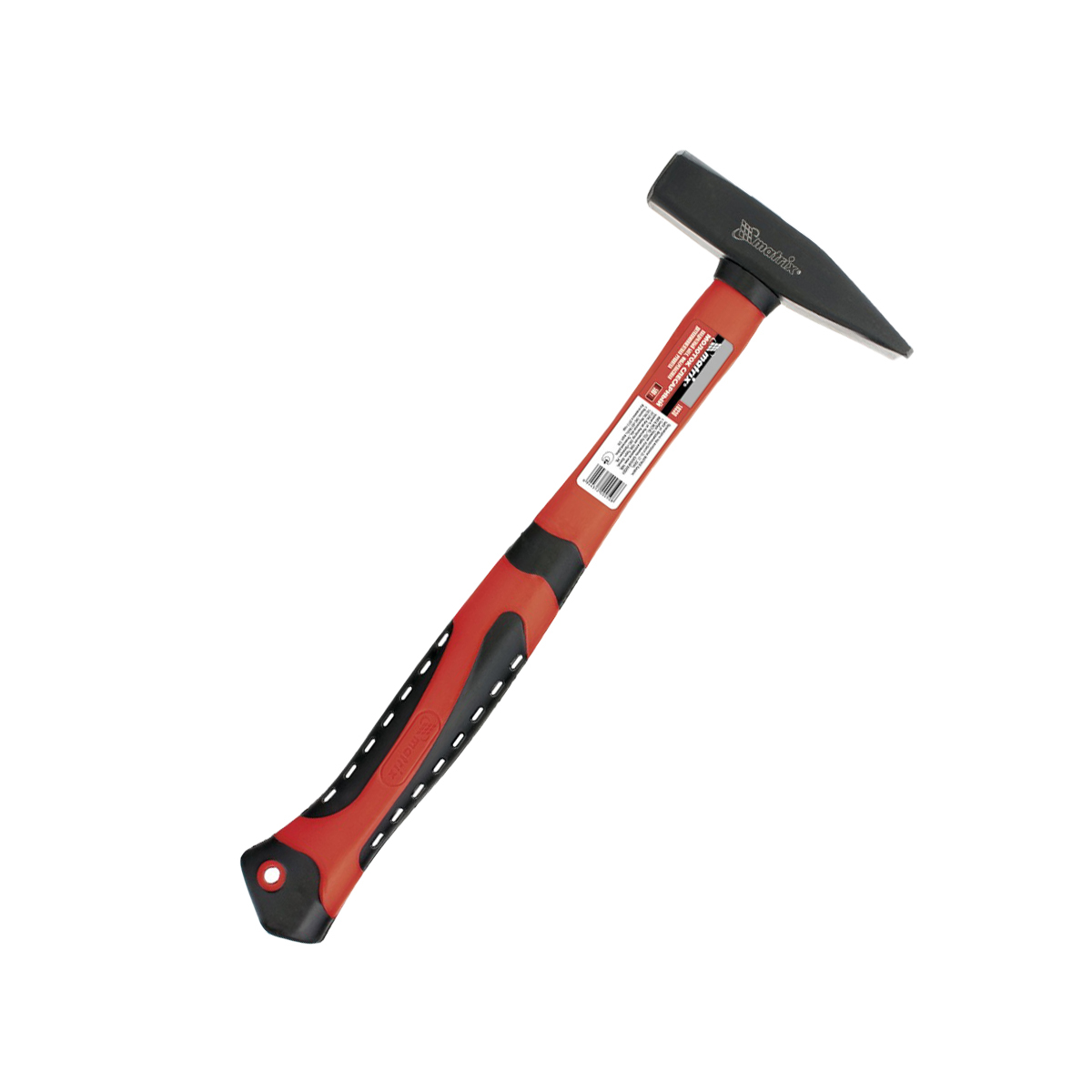 Молоток 600 г фиберглас. обрезин. рукоятка (1/24) "matrix"