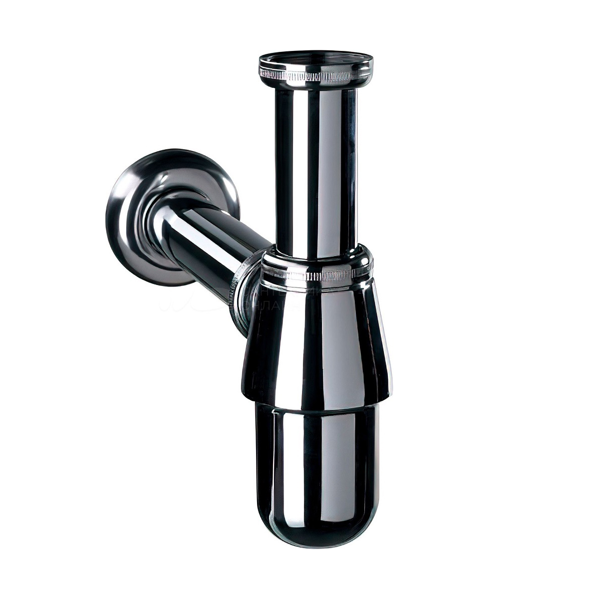 Сифон "classic" без выпуска 1 1/4" х 32 мм латунный (хром) (1/32) "wirquin"