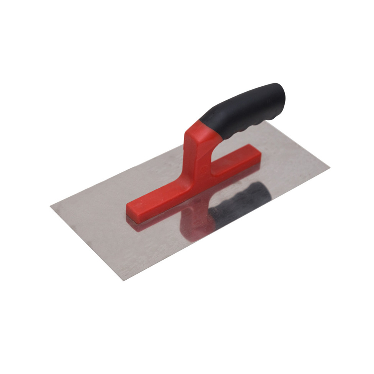 Гладилка прямая стальная 280 x 130 мм обрезин. пвх ручка (1/12/60) "beorol"