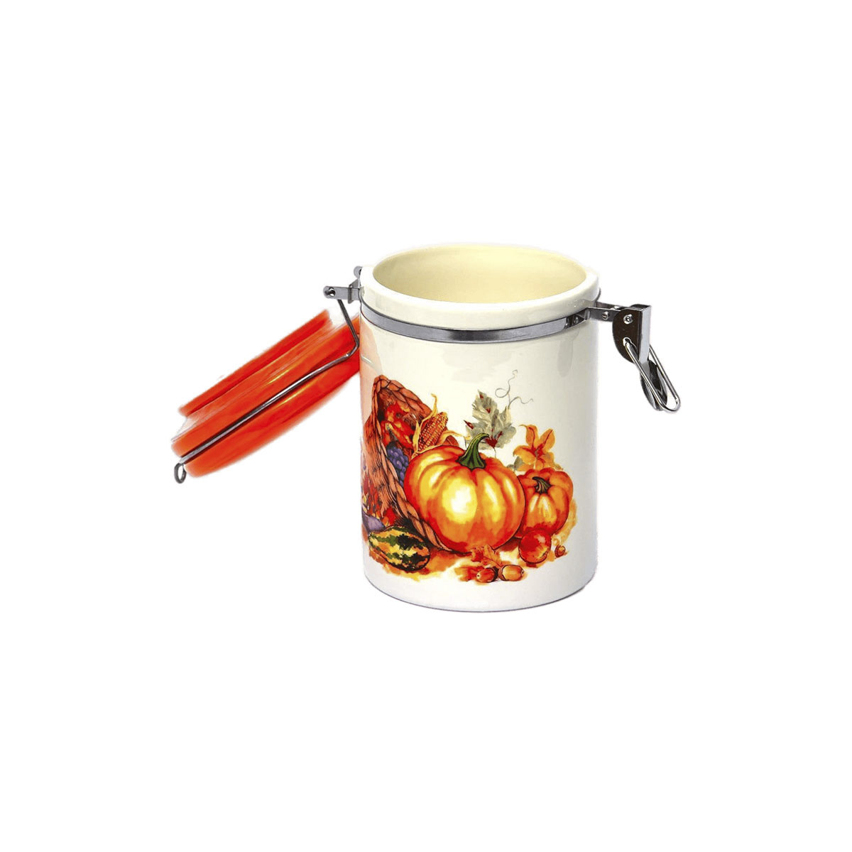 Банка для сыпучих продуктов с клипсой "тыква" 850 мл (1/24) "elrington" 110-07080