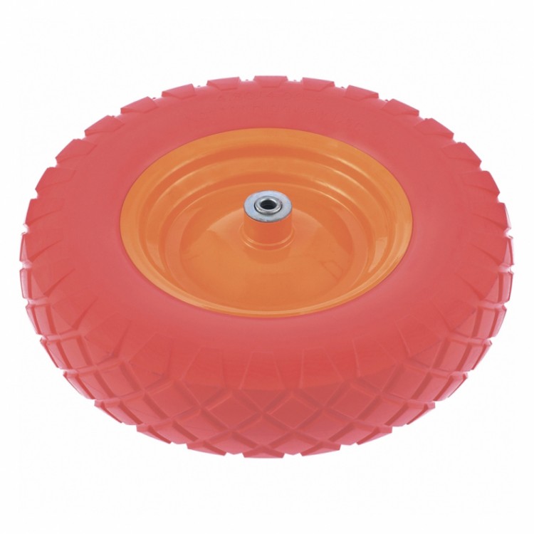 Колесо полиуретановое 4.80/4.00-8, длина оси 90 мм, подшипник 12 мм PalisaD (68978)