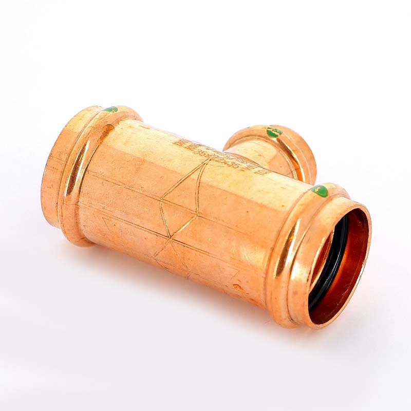 Тройник пресс медный Profipress VIEGA 35х22х35