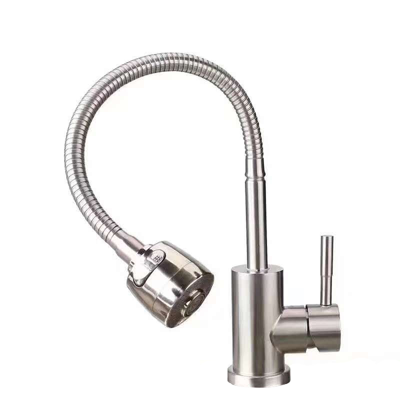 Смеситель для кухни "tsarsberg" tsb-119-001 гибкий излив (1/10) "профсан"