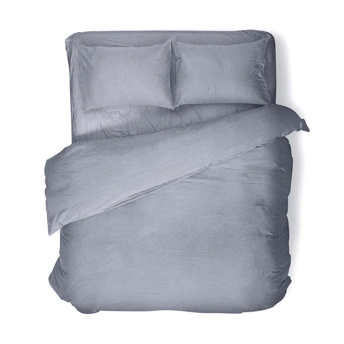 Постельное белье "absolut" indigo 1,5 сп. (наволочки 50*70 см)