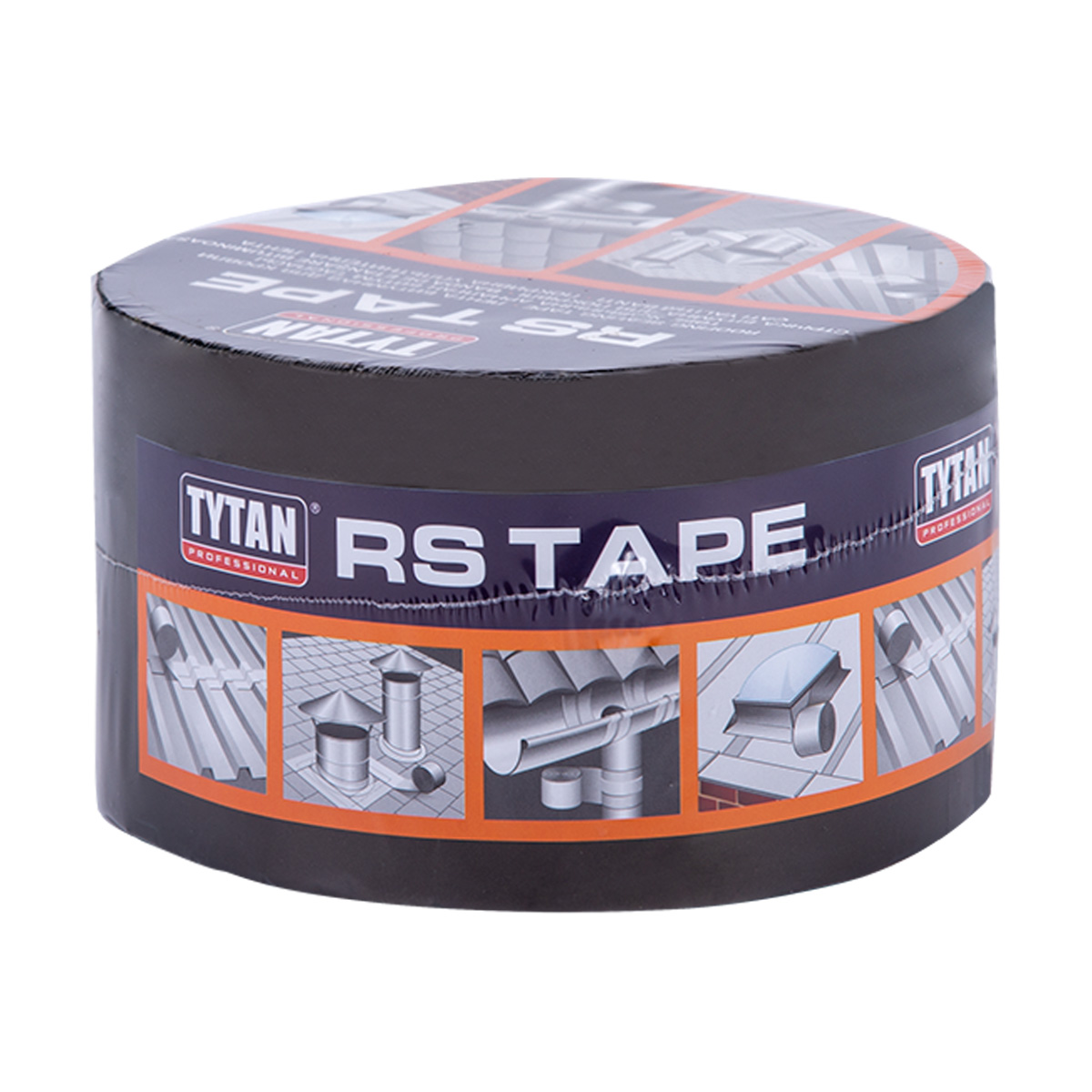 Лента кровельная уплотнительная 10 см х 10 м антрацит (3) "tytan professional"