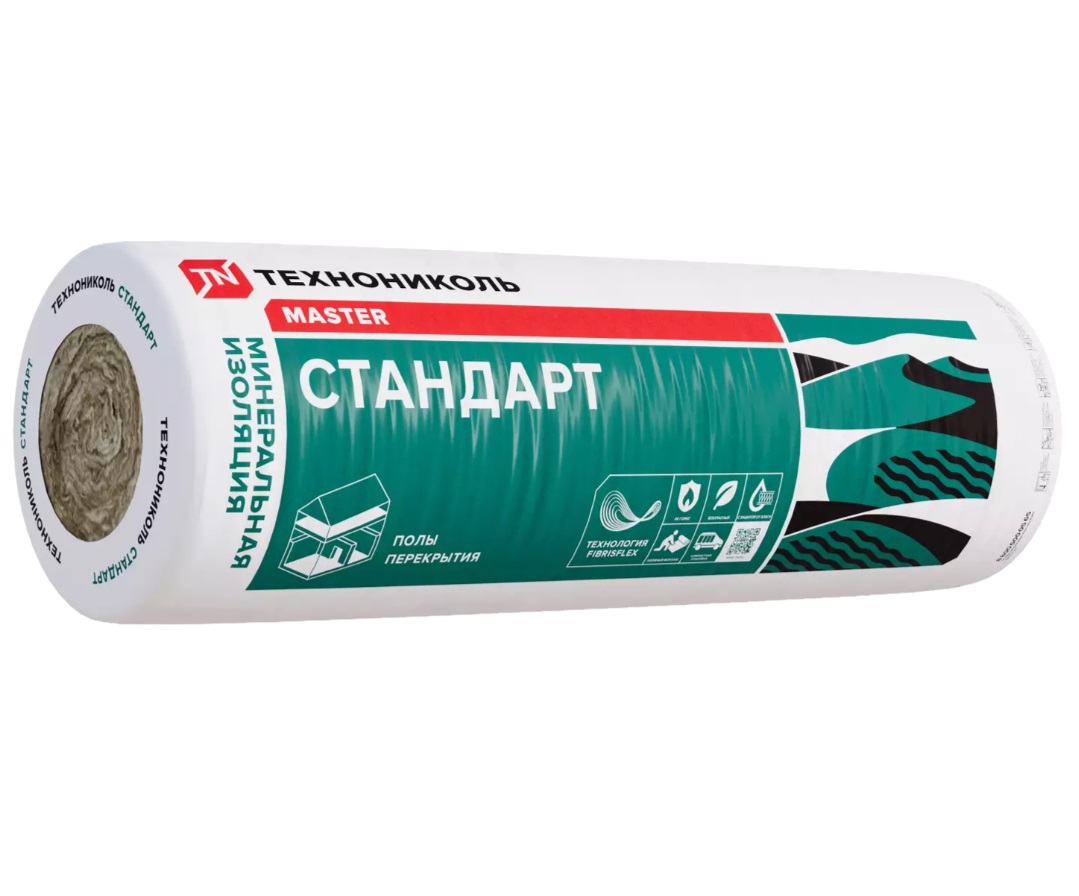 Утеплитель Технониколь рулон 40 RN Стандарт 6150х1220х50 (2 мата/15м2/0,11м3)