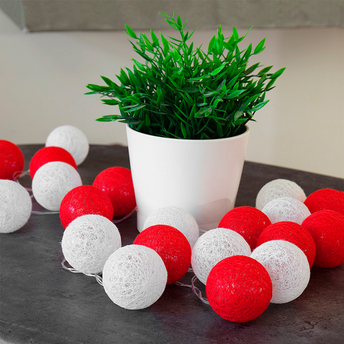 Электрогирлянда "фонарики магия" 3,5 м, 20 теплых ламп, шнур прозр. (1/24) "neon-night" 303-088