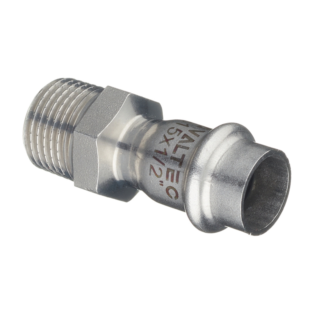 Муфта пресс-Н 15 мм х 1/2" нержавеющая сталь VALTEC