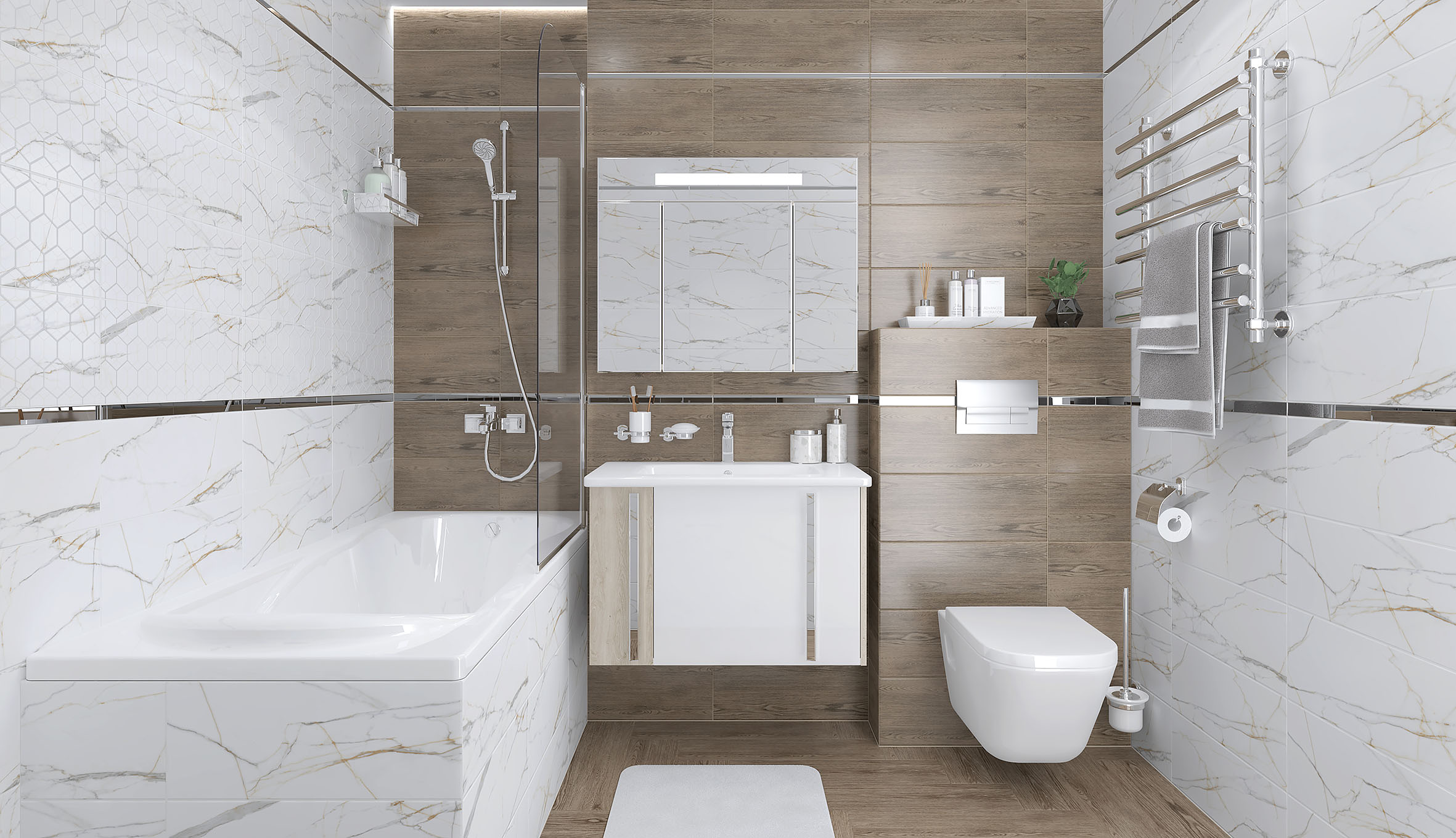 Champagne белый 20x50