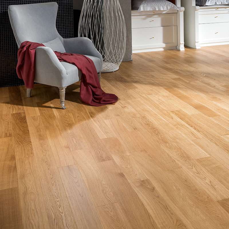 Паркетная доска Coswick Бражированная 3-х слойная CosLoc 1153-1201 Натуральный (Порода: Дуб)