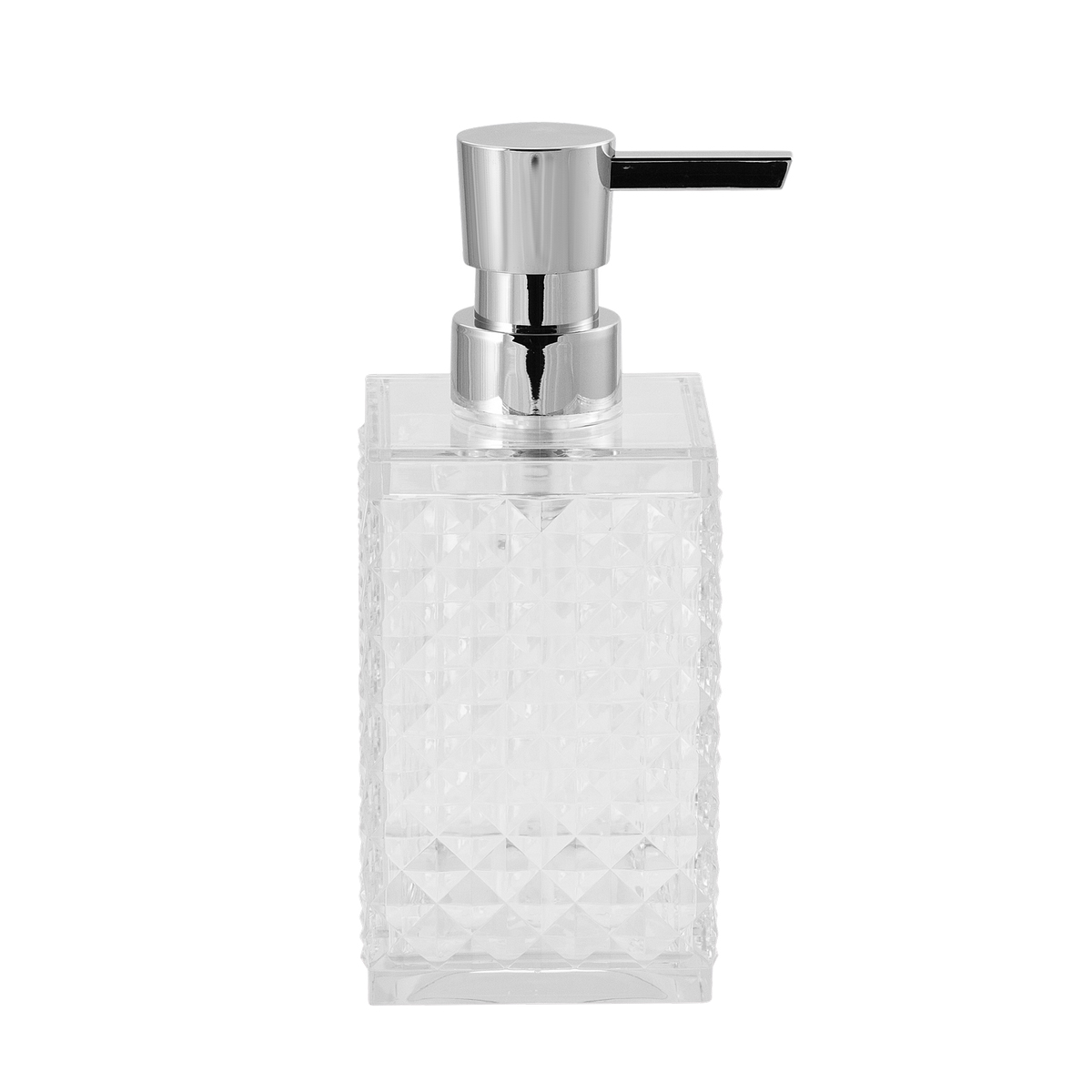 Дозатор для жидкого мыла "rapas" пласт. (прозрачный) (1/12) "swensa" swp-0660trp-a