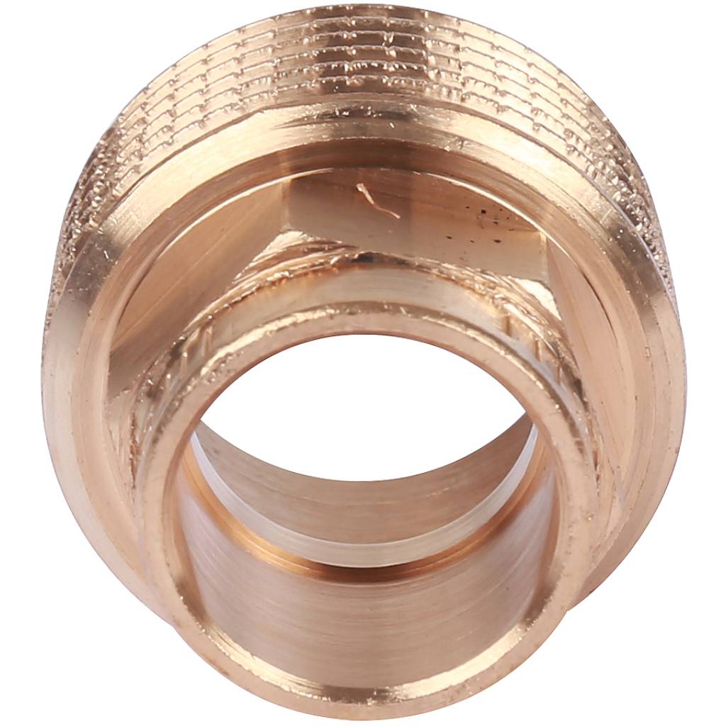 Муфта 15х3/4" переходная (НР) под пайку с наружной резьбой SANHA бронзовая 142431534