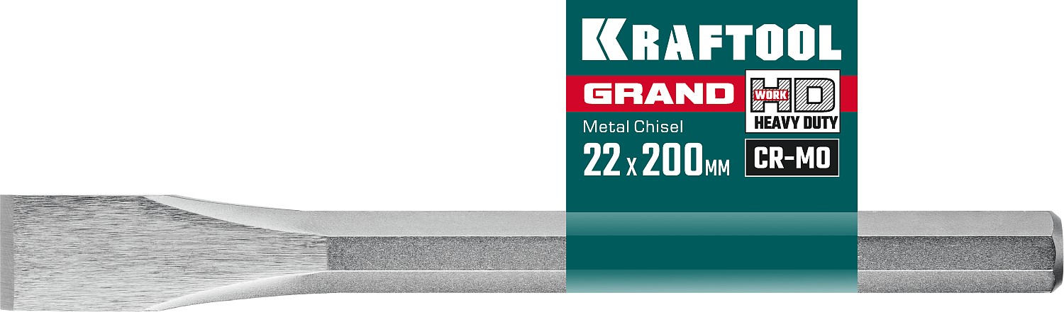 KRAFTOOL Grand, 22 х 200 мм, слесарное зубило по металлу (2103-22)