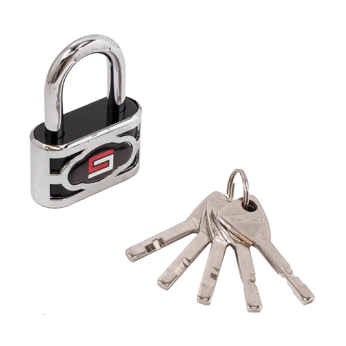 Замок навесной вс 3-п50 пл  7,5 мм (5 ключей) (1/6/72) "булат"