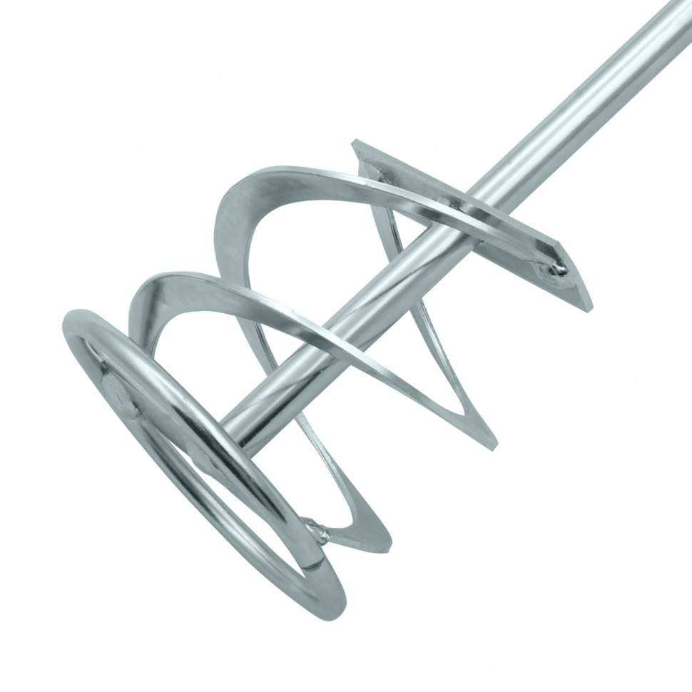 Миксер для красок и штукатурных смесей, 80 х 400 мм, оцинкованный, хвостовик SDS Plus Denzel (848827)