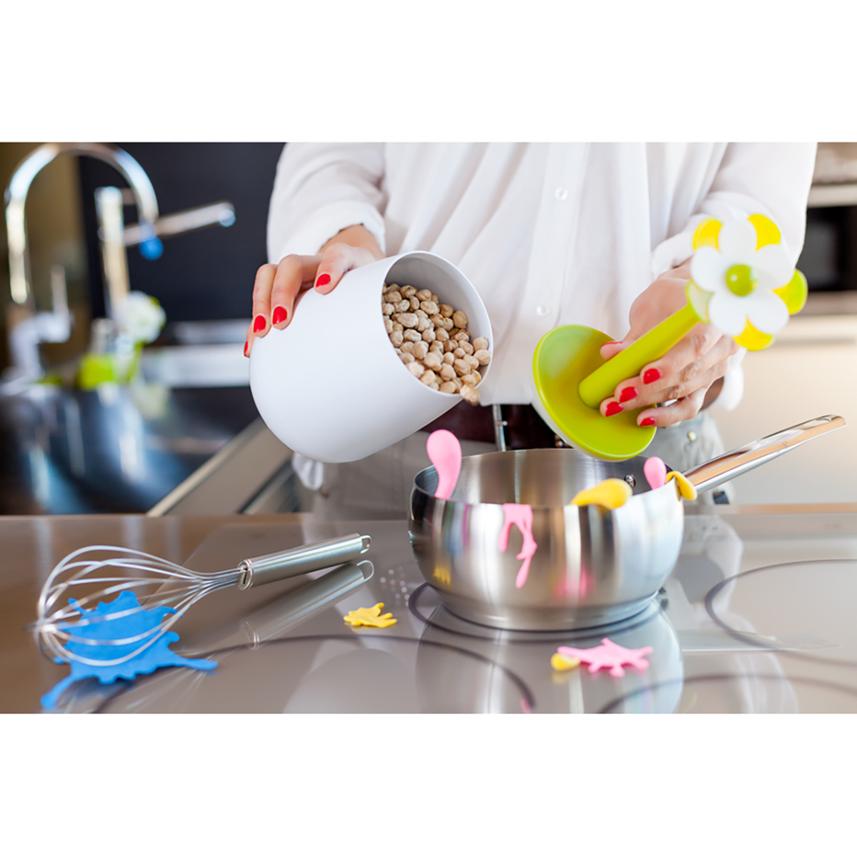 Контейнер для сыпучих продуктов "flor" 1,2 л (1/6) "vigar" 6032