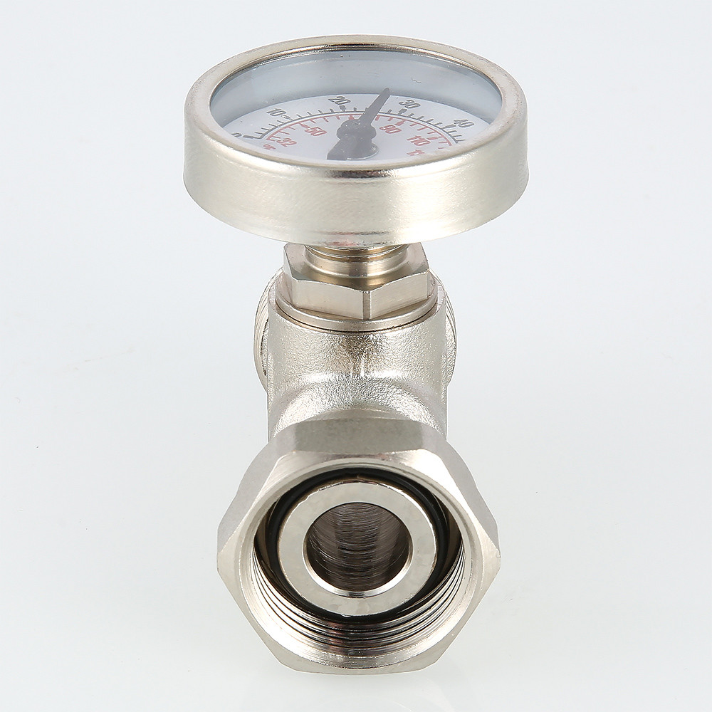 Тройник c термометром VALTEC 3/4'' ВН VALTEC