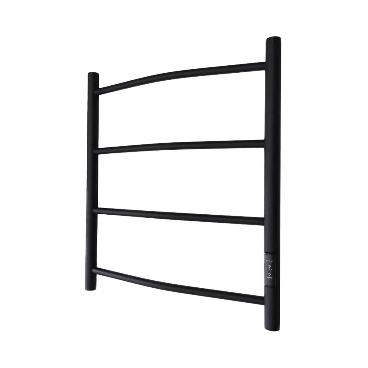 Полотенцесушитель электрич. вид 4 "ferrum" с таймером 500*600 (матовый черный) (1) "маргроид"