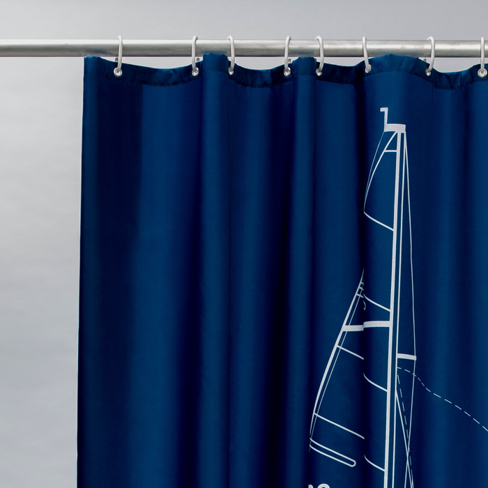 Штора для ванной 200*180 см (полиэстер) (1/20) "iddis" b32p218i11