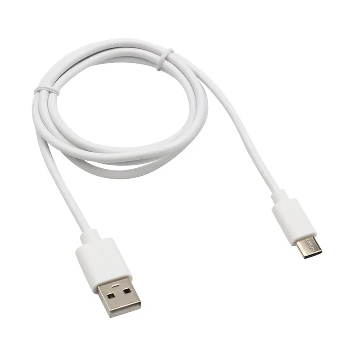 Кабель usb type-c 1 м пвх (белый) (1/10/100) "rexant" 18-1895