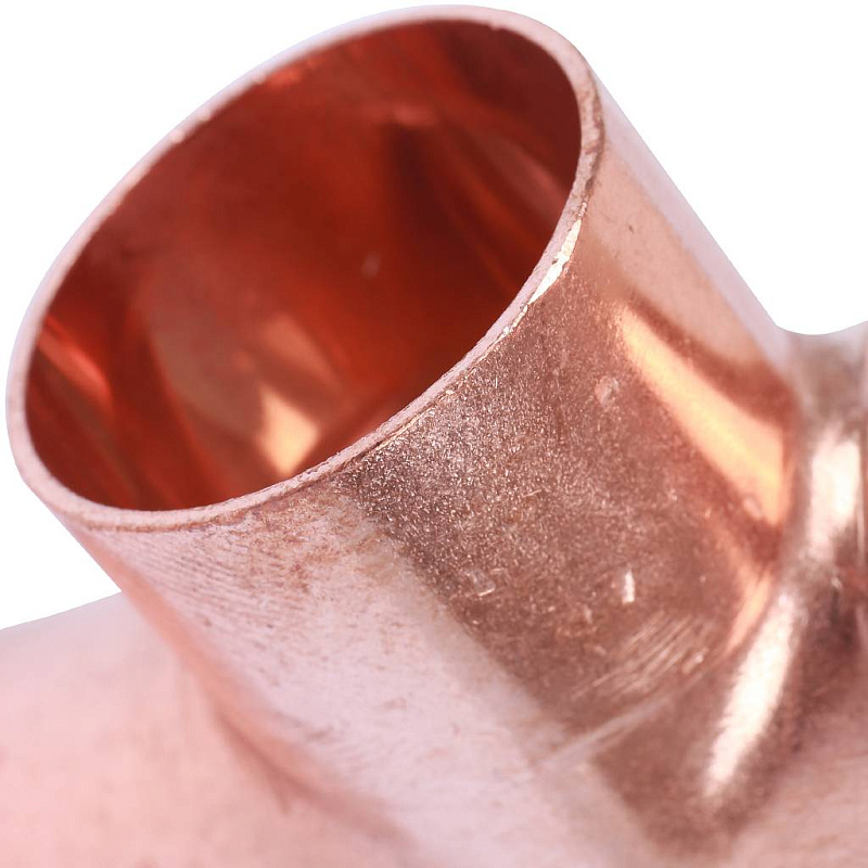 Тройник 28 мм медный равнопроходной под пайку SANHA 1513028