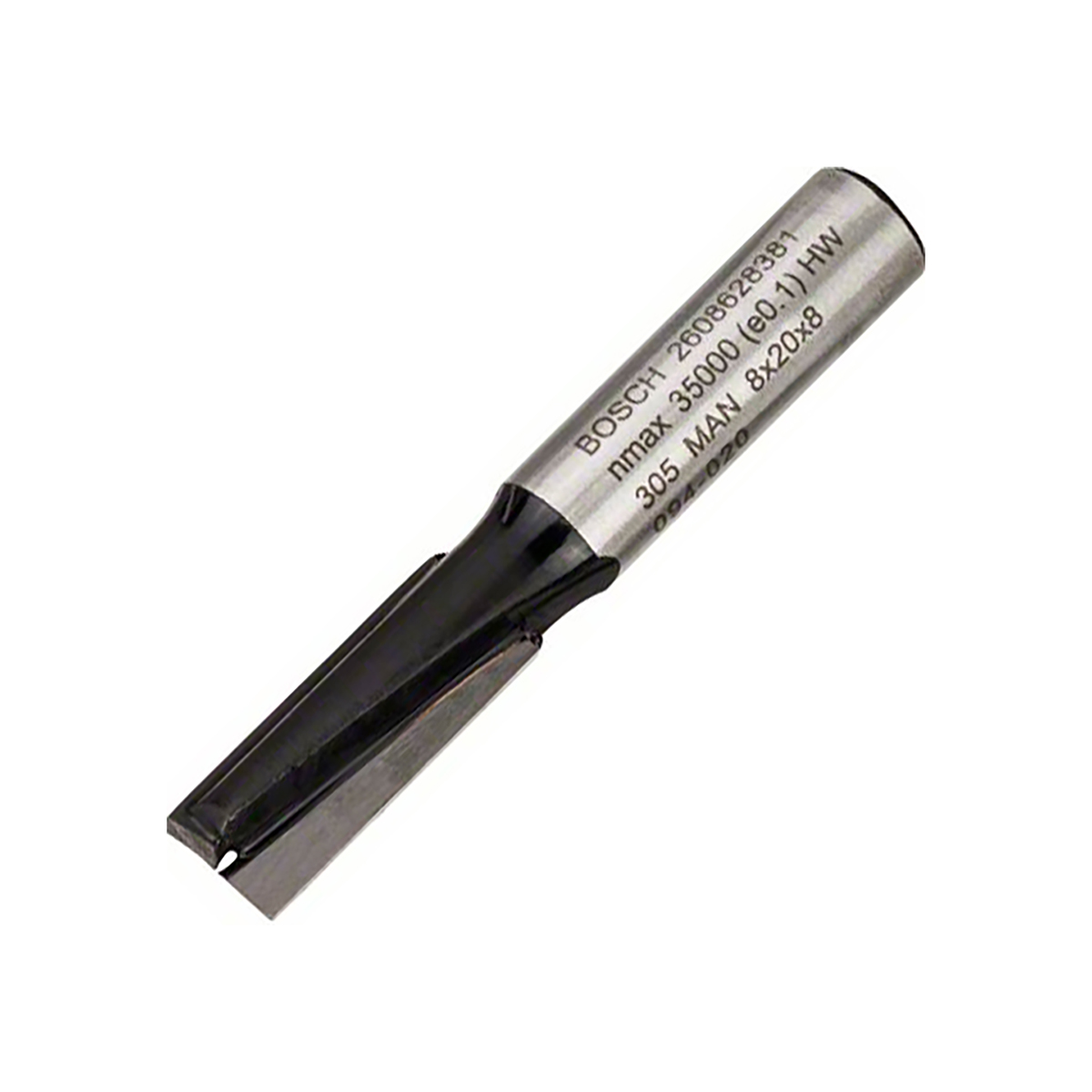 Фреза пазовая прямая "standard for wood"  8 х 20 мм, хвостовик 8 мм (1) "bosch" 2608628381