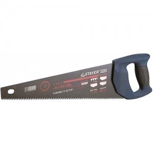 Ножовка по дереву, универсальный зуб, тефлоновое покрытие 450 мм