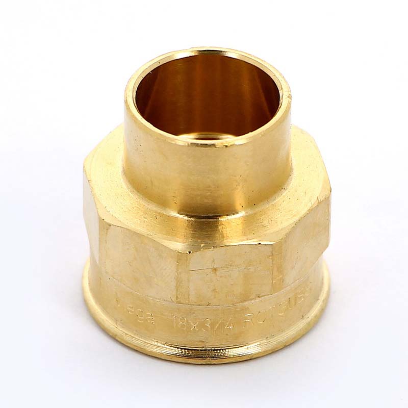 Муфта переходная 18 x 3/4" VIEGA пайка ВР бронза