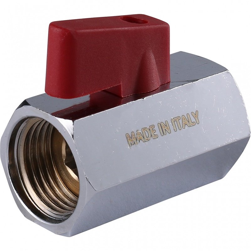 Кран шаровый STOUT ВВ Mini 1/2" стандартный проход, флажок