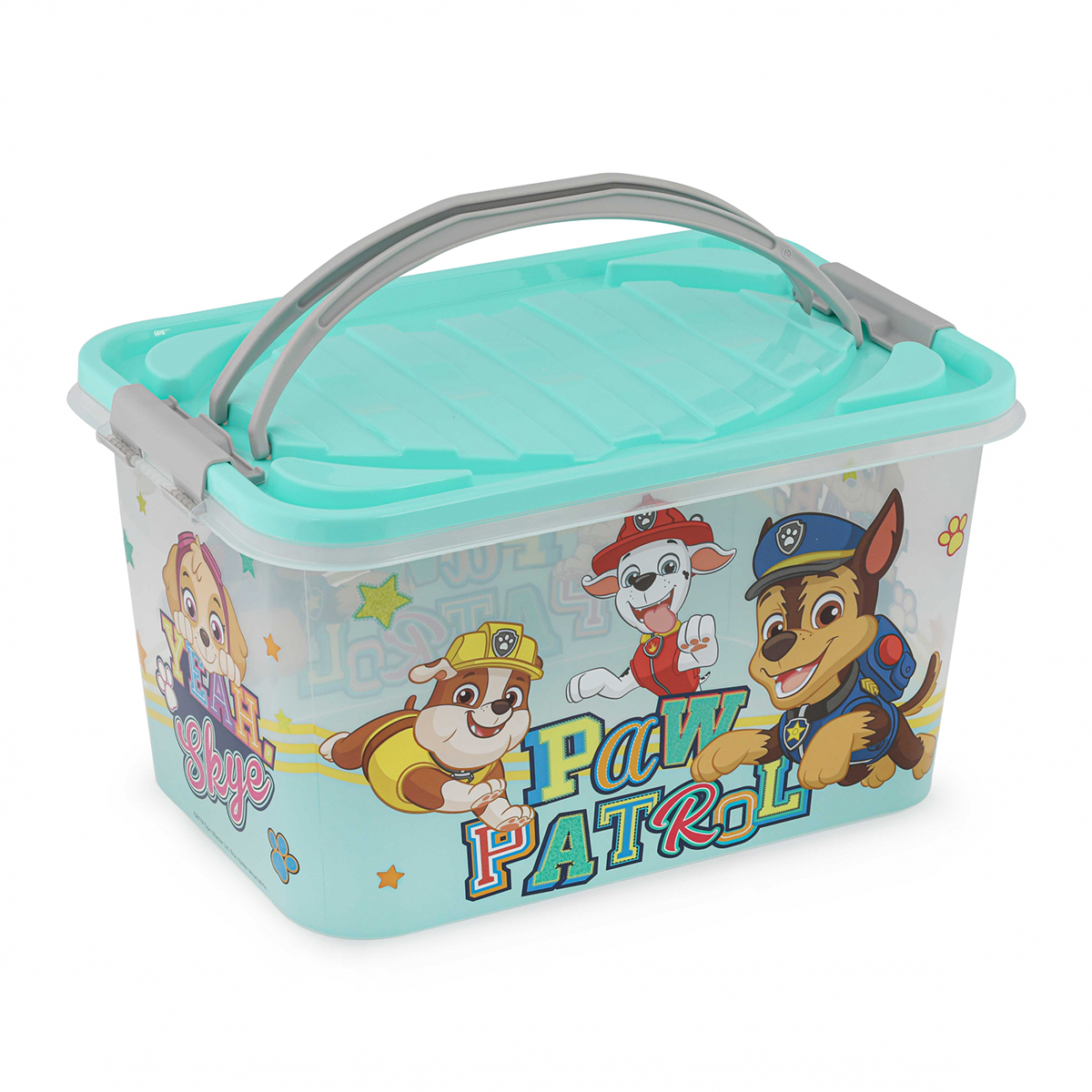 Контейнер "щенячий патруль" 15 л прямоуг. с крышкой (1/8) "альтернатива"  м8146