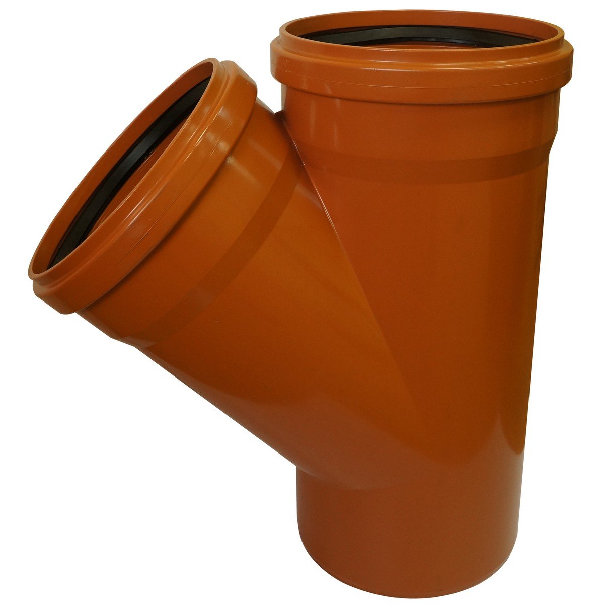 Тройник 45° наружной канализации d=110 х 110 мм SINIKON