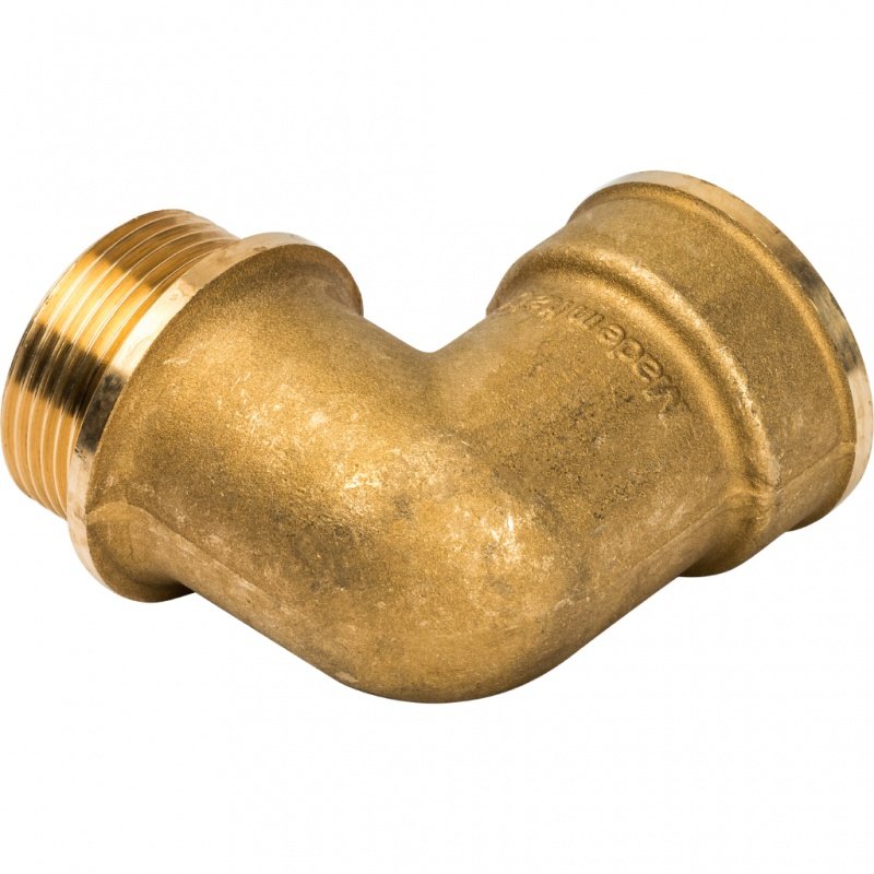 Угол резьбовой ВН с упором 1"1/4 латунь STOUT