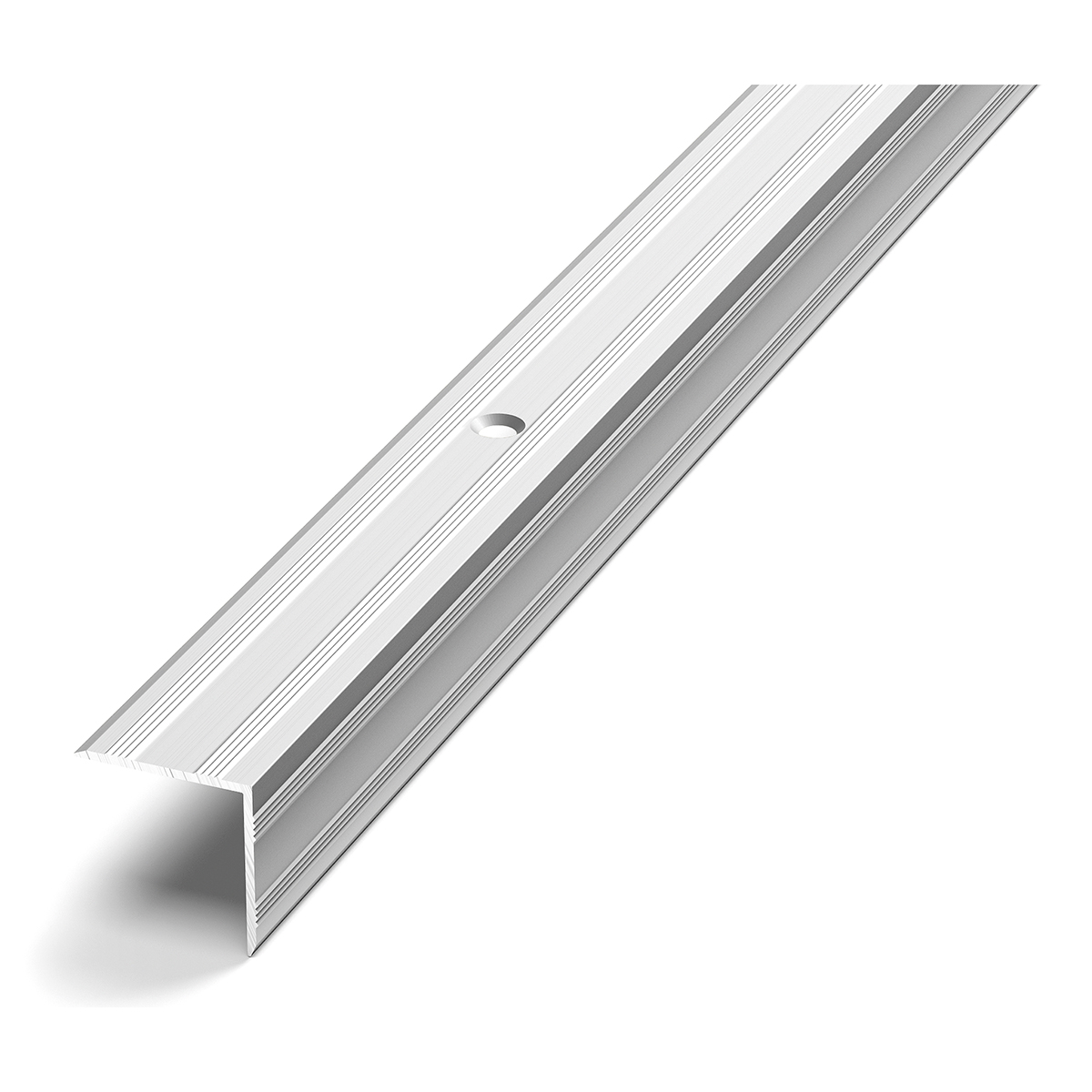 Порог пу-05 серебро люкс 0,9 м 20 х 20 мм (6/24)  (пу 05.900.01л)