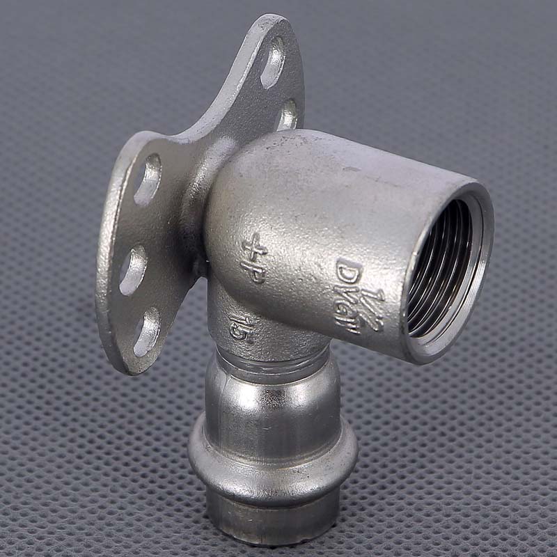 Водорозетка пресс 15х1/2' нержавеющая сталь Sanpress Inox VIEGA