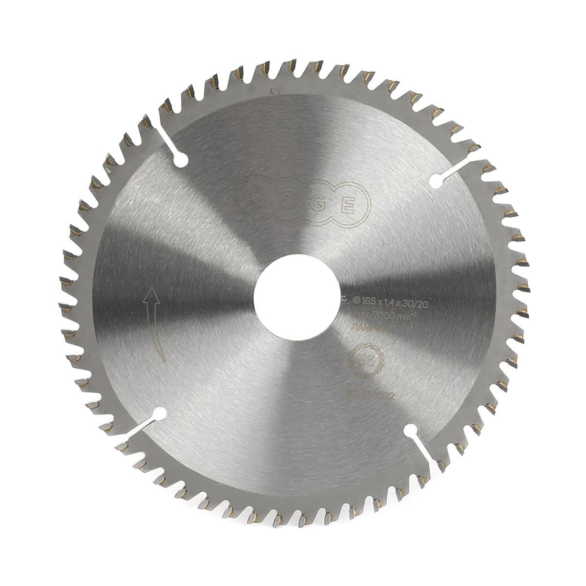 Диск пильный по ламинату 165 х 30/20 мм, 56 зубьев (1) "edge by patriot" 810010032