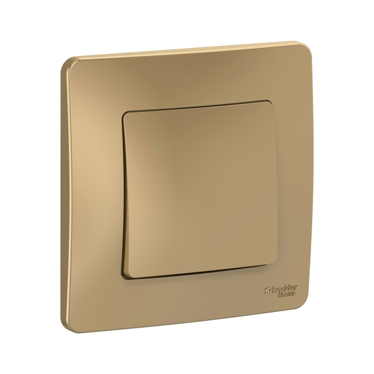 Выключатель "blanca" 1 кл. 10а, титан (1/10/20) "schneider"