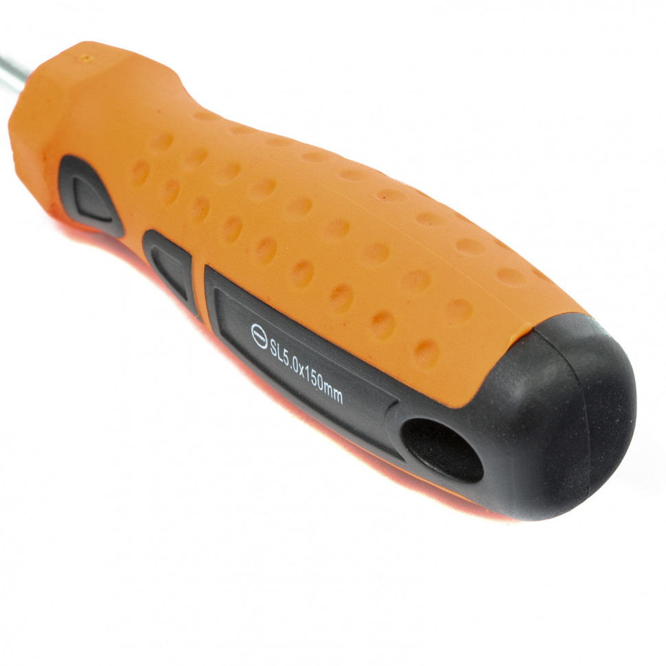 Отвертка "Point", SL5 х 150 мм, CrV, двухкомпонентная рукоятка Sparta (11767)