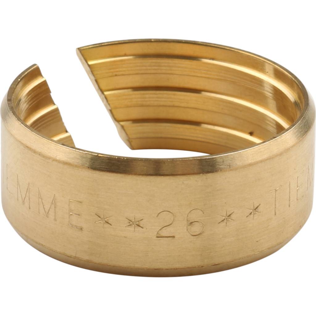 Угол переходной 26 х 3/4'' НР обжимной TIEMME для металлопластиковых труб