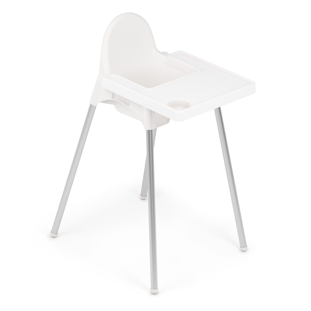 Стул для кормления (белый) (1/4) "альтернатива" м6247