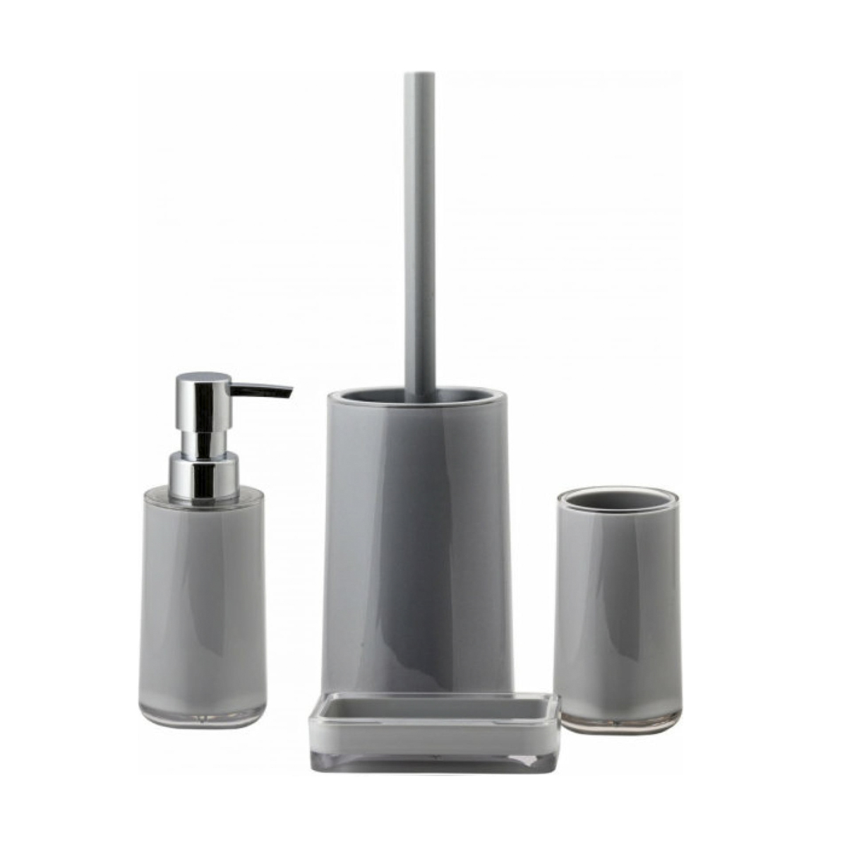 Дозатор для жидкого мыла "aya" акрил (серый) (1/12) "swensa" swp-7018gry-01