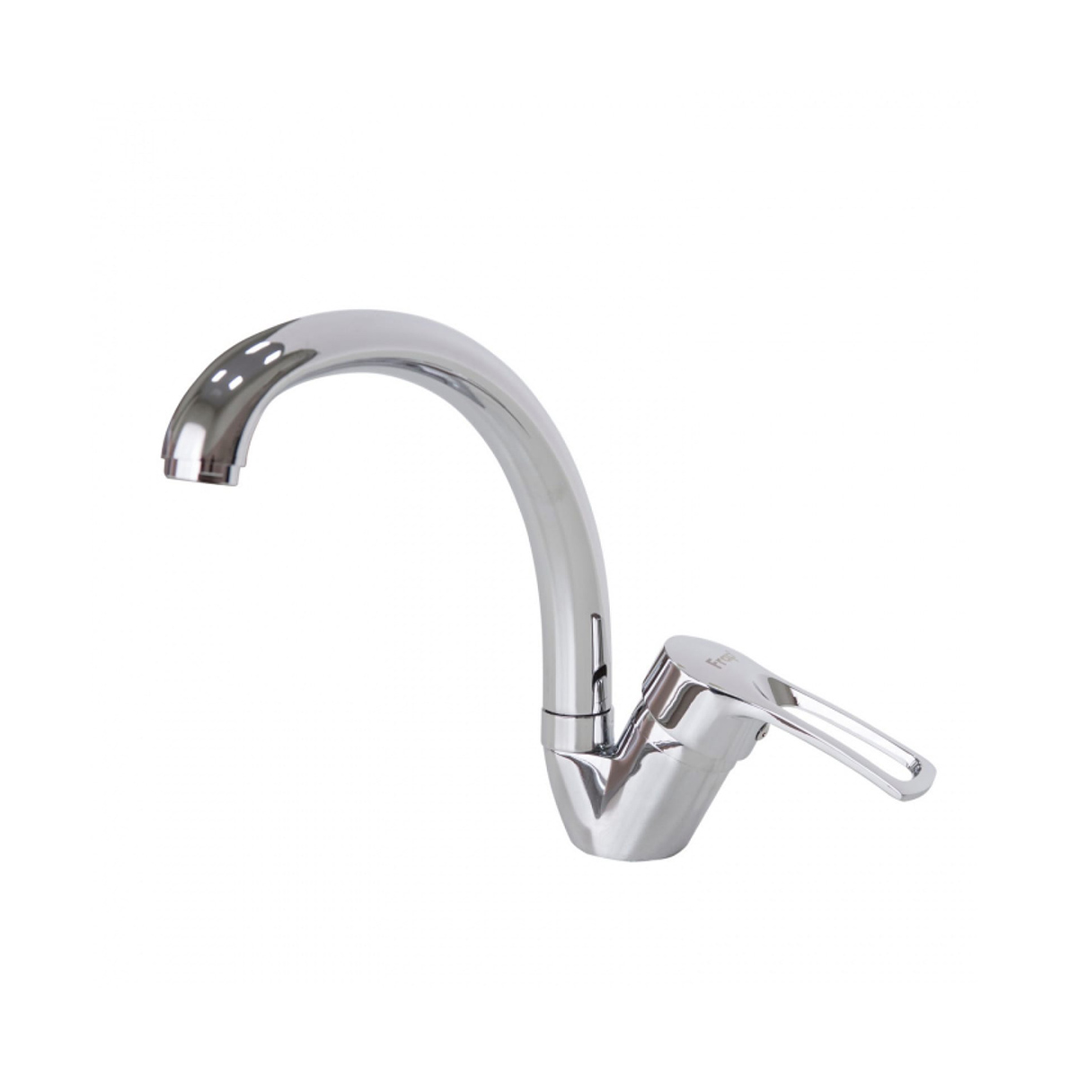 Смеситель для кухни f41701-b высокий поворотн. излив, хром (1/10) "frap"