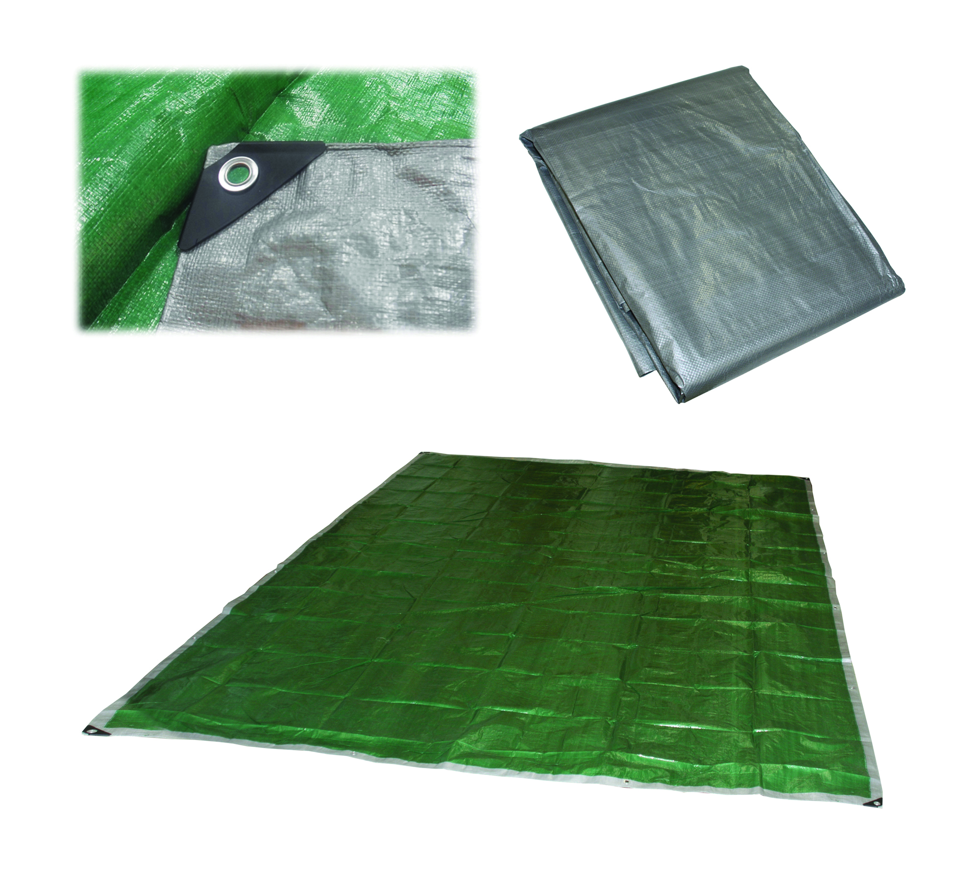 Тент  3*3 м (100 г/м2) универсальный защитный (1/20) "ecos"