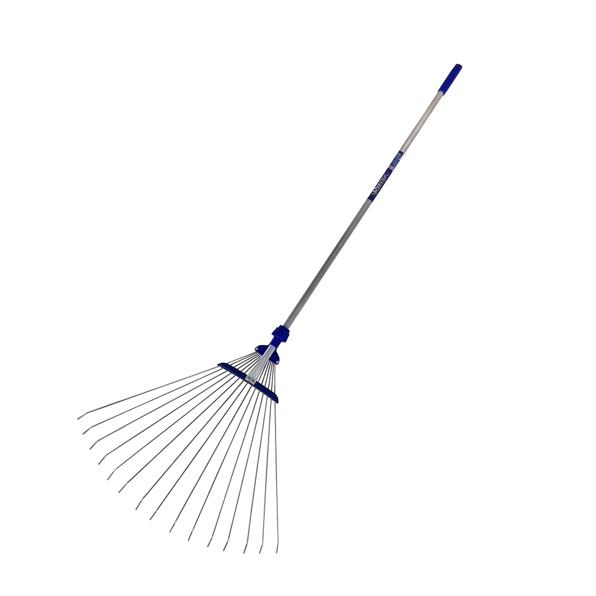 Грабли веерные раздвижные 15 зубов с алюм. черенком (1/25)