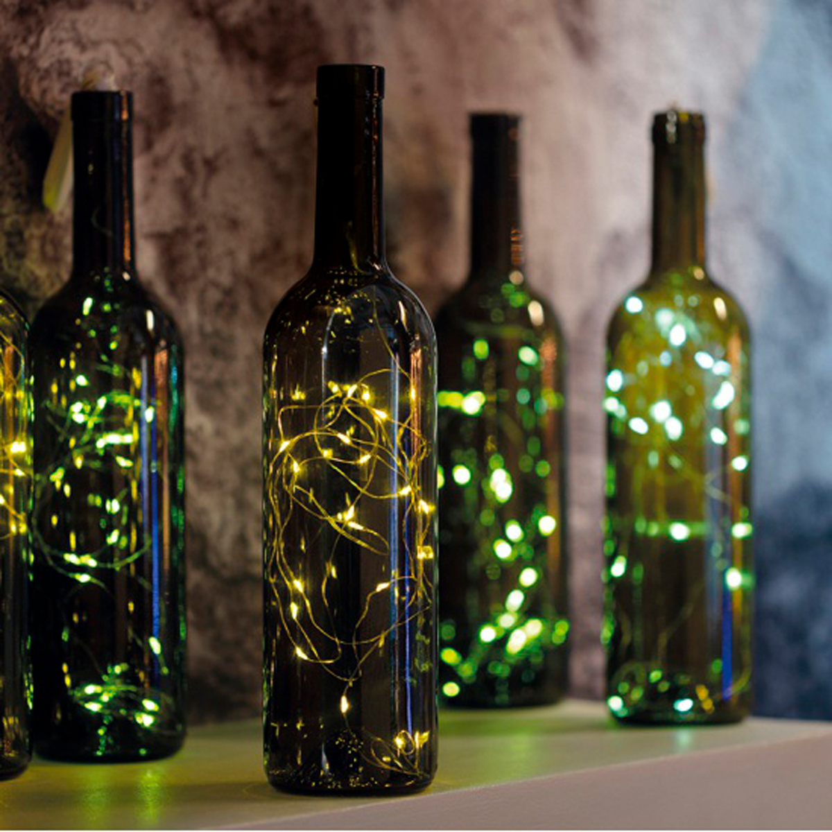 Электрогирлянда "роса" с пробкой 2 м, 20 теплых ламп (1/120) "neon-night" 302-026