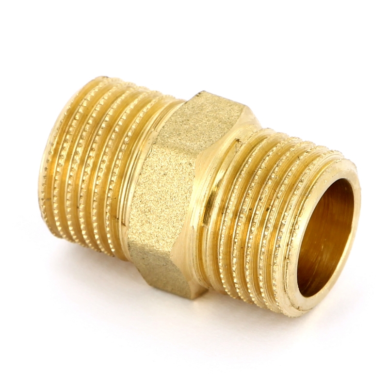 Ниппель резьбовой 1/2" x 1/2" (НР) латунь UNI-FITT