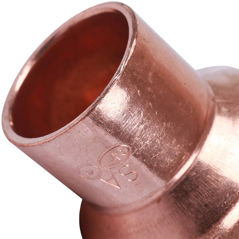 Муфта медная 35x22 переходная однораструбная SANHA под пайку 152433522