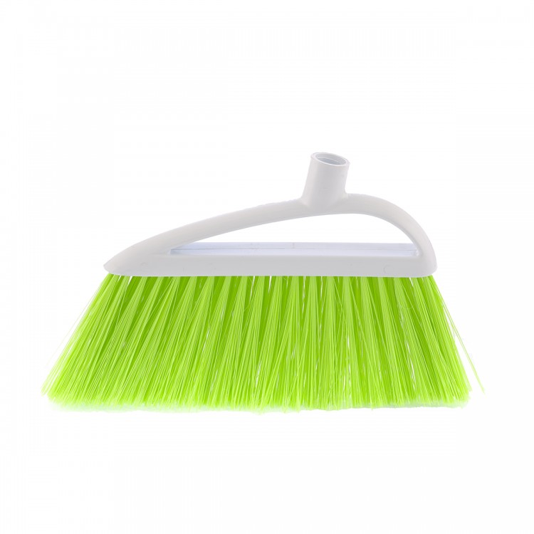 Щетка пластмассовая для подметания пола "Lux ", 230 мм, без черенка, салатовая щетина Elfe (93557)