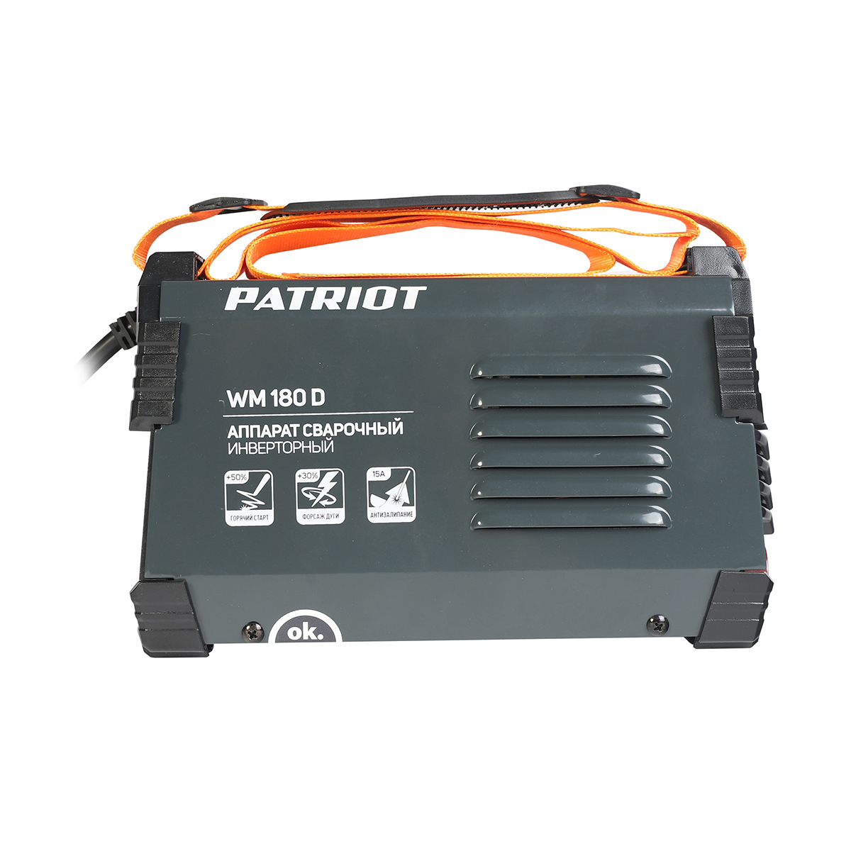 Сварочный аппарат wm180d mma  7,8 квт (1/4) "patriot" 605302018