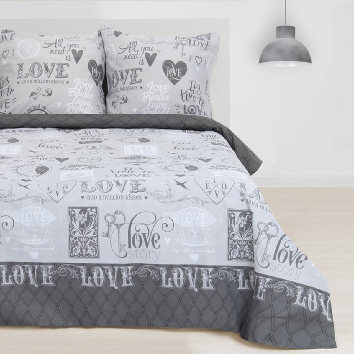 Постельное белье "этель" love семейный (бязь) (1) 2968333