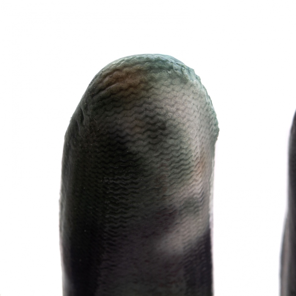 Перчатки садовые из полиэстера с нитрильным обливом, хаки, М Palisad (67858)